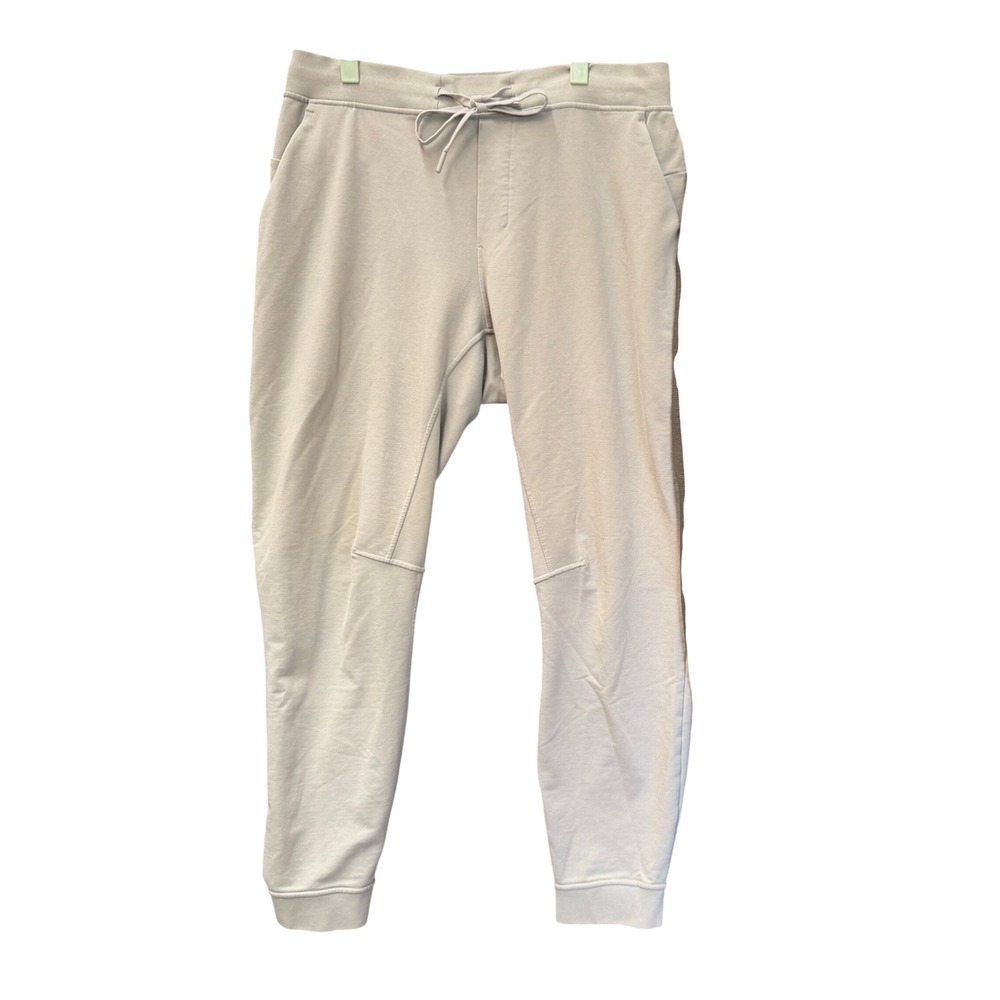 Lululemon ABC Jogger Mens, Tan Size Large Stretch Pants Athletic Gym Travel